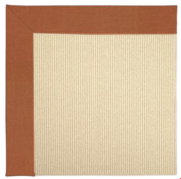 Capel Rugs Creative Concepts Beach Sisal - Canvas Rust (837) Octagon 8' x 8' Area Rug