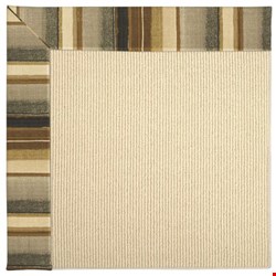 Capel Rugs Creative Concepts Beach Sisal - Kalani Coal (330) Octagon 12' x 12' Area Rug