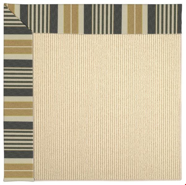 Capel Rugs Creative Concepts Beach Sisal - Long Hill Ebony (340) Octagon 12' x 12' Area Rug