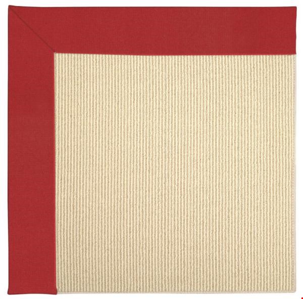 Capel Rugs Creative Concepts Beach Sisal - Canvas Jockey Red (527) Octagon 12' x 12' Area Rug