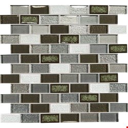 Daltile Crystal Shores Brick Joint Mosaic 12
