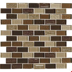 Daltile Crystal Shores Brick Joint Mosaic 12