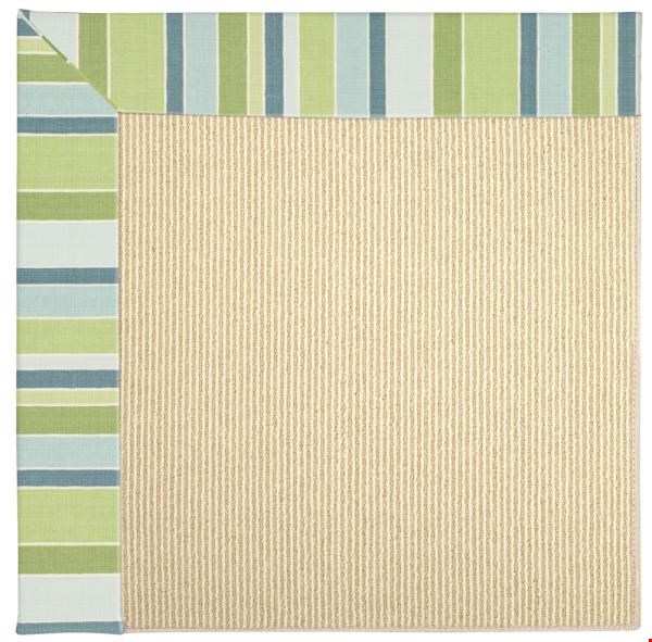 Capel Rugs Creative Concepts Beach Sisal - Capri Stripe Breeze (430) Rectangle 3' x 5' Area Rug
