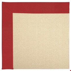 Capel Rugs Creative Concepts Beach Sisal - Canvas Jockey Red (527) Rectangle 3' x 5' Area Rug