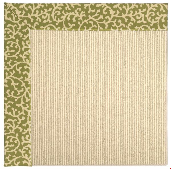Capel Rugs Creative Concepts Beach Sisal - Coral Cascade Avocado (225) Rectangle 4' x 6' Area Rug