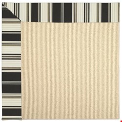 Capel Rugs Creative Concepts Beach Sisal - Down The Lane Ebony (370) Rectangle 4' x 6' Area Rug