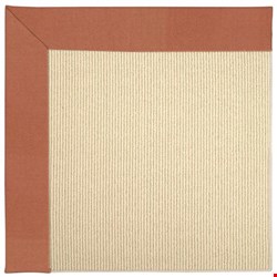 Capel Rugs Creative Concepts Beach Sisal - Canvas Persimmon (847) Rectangle 8' x 8' Area Rug