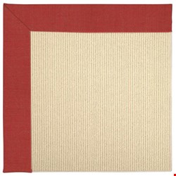 Capel Rugs Creative Concepts Beach Sisal - Dupione Crimson (575) Rectangle 8' x 10' Area Rug