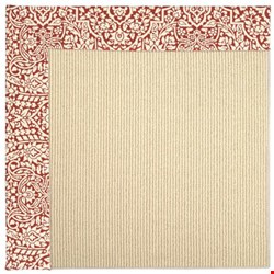 Capel Rugs Creative Concepts Beach Sisal - Imogen Cherry (520) Rectangle 9' x 12' Area Rug