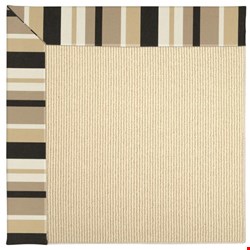 Capel Rugs Creative Concepts Beach Sisal - Granite Stripe (335) Rectangle 12' x 12' Area Rug