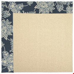 Capel Rugs Creative Concepts Beach Sisal - Bandana Indigo Blue (465) Rectangle 12' x 15' Area Rug