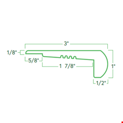 Happy Feet Pinnacle Collection: Overlap Stair Nose Edinburgh - 94