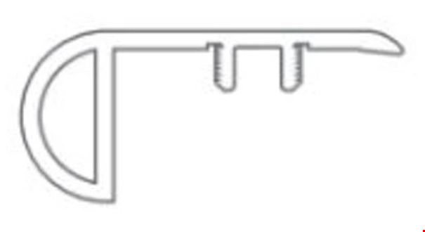 Shaw Castlewood Oak: Overlap Stair Nose Renaissance - 78" Long