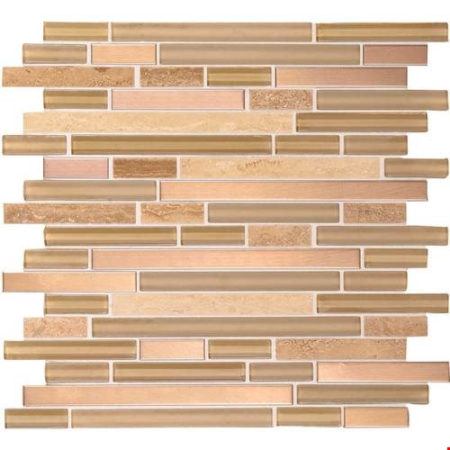 Daltile Endeavors Glass Mosaic 12" x 12" : Sitar F16058RANDMS1P