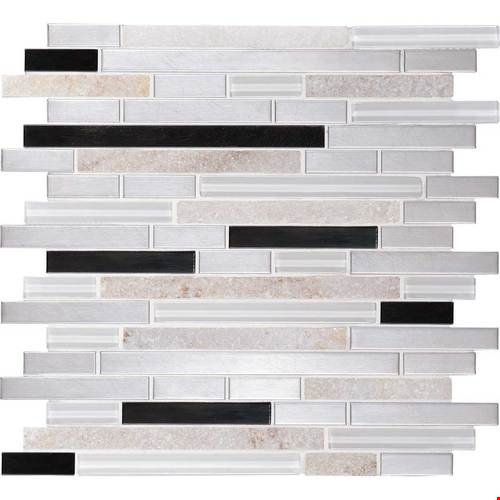 Daltile Endeavors Glass Mosaic 12" x 12" : Avant Garde F16358RANDMS1P