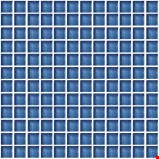 Daltile Color Wave Glass Mosaic 1" x 1" : Twilight Blue CW1411MS1P