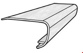 Mohawk Founder's Trace Collection: Overlap Stair Nose Pecan - 78" Long