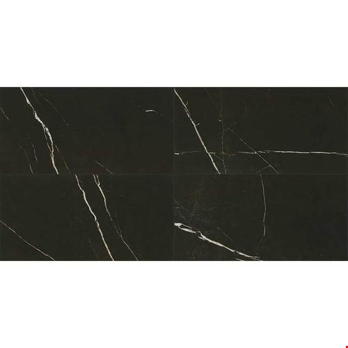 Daltile Marble Attache: Nero 24" x 48" Satin Colorbody Porcelain Tile MA832448MZ1P