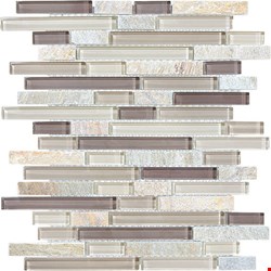 Anatolia Bliss Glass Stone Blend Linear Mosaic 5/8