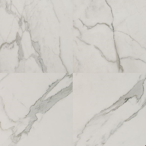 MS International Regallo: Calacatta Isla 24" x 24" Polished Porcelain Tile NREGCALISL2424P