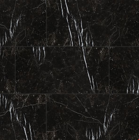 MS International Regallo: Marquina Noir 12" x 24" Matte Porcelain Tile NREGMARNOI1224