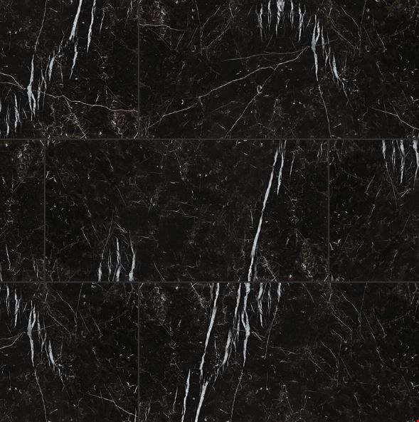 MS International Regallo: Marquina Noir 12" x 24" Polished Porcelain Tile NREGMARNOI1224P
