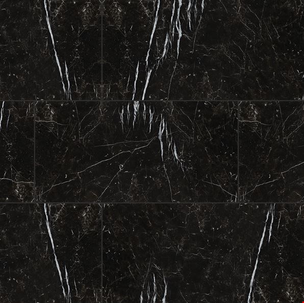 MS International Regallo: Marquina Noir 24" x 48" Polished Porcelain Tile NREGMARNOI2448P