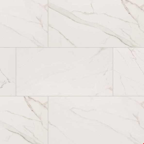 MS International Kaya: Calacatta Venato 24" x 48" Polished Porcelain Tile NKAYCALVEN2448P
