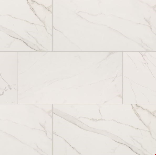 MS International Kaya: Calacatta Venato 12" x 24" Polished Porcelain Tile NKAYCALVEN1224P