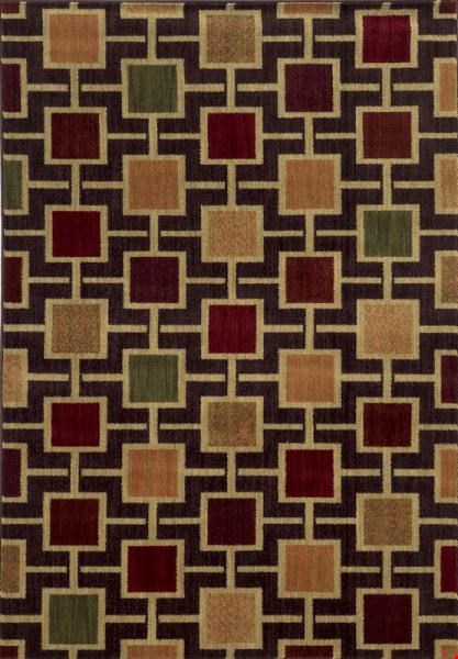 Oriental Weavers Aston Brown (A8025D200280ST) Rectangle 6'7" x 9'3" Area Rug