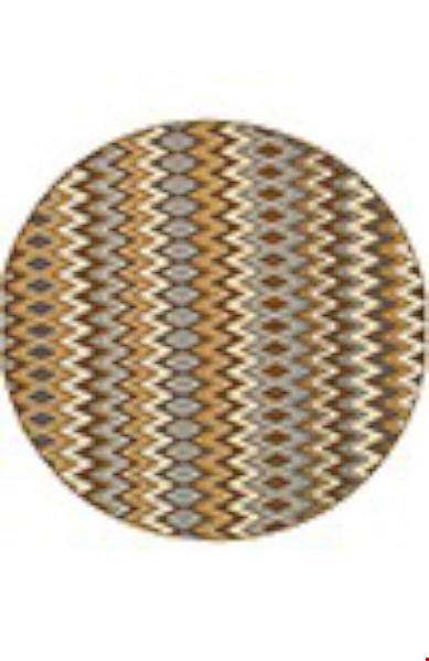 Oriental Weavers Bali Grey (B1732D240RDST) Round 7'10" x 7'10" Area Rug