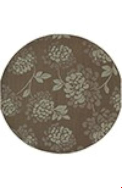 Oriental Weavers Bali Grey (B4335B240RDST) Round 7'10" x 7'10" Area Rug