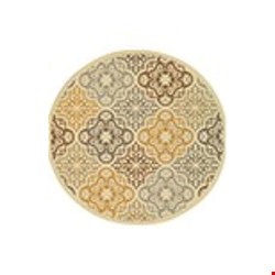 Oriental Weavers Bali Ivory (B4904W240RDST) Round 7'10