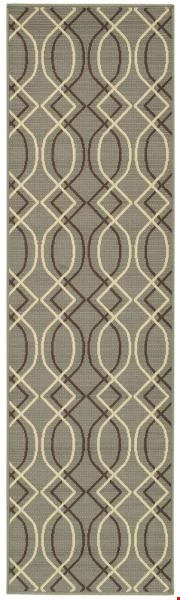 Oriental Weavers Bali Blue (B4926L068230ST) Runner 2'3" x 7'6" Area Rug