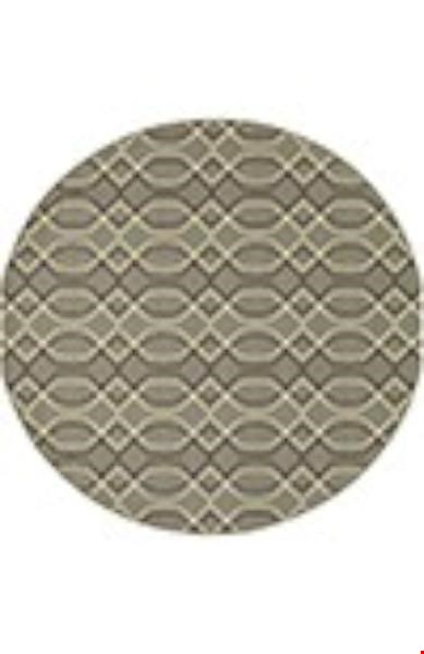 Oriental Weavers Bali Blue (B4926L240RDST) Round 7'10" x 7'10" Area Rug