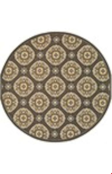 Oriental Weavers Bali Grey (B5863N240RDST) Round 7'10" x 7'10" Area Rug