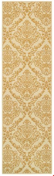 Oriental Weavers Bali Ivory (B8424J068230ST) Runner 2'3" x 7'6" Area Rug