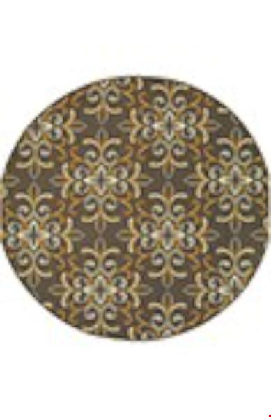 Oriental Weavers Bali Grey (B8990H240RDST) Round 7'10" x 7'10" Area Rug