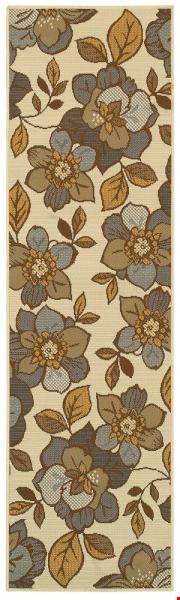 Oriental Weavers Bali Ivory (B9448M068230ST) Runner 2'3" x 7'6" Area Rug