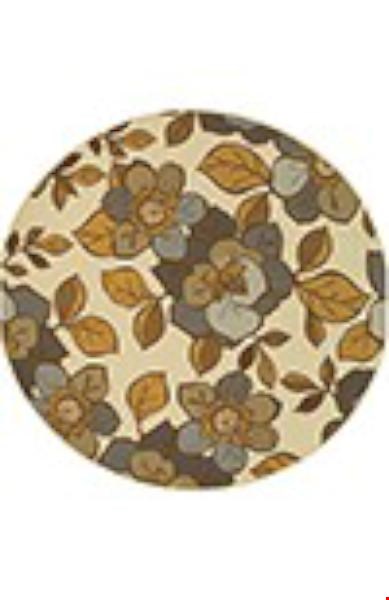 Oriental Weavers Bali Ivory (B9448M240RDST) Round 7'10" x 7'10" Area Rug