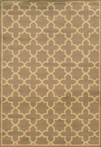 Oriental Weavers Brentwood Tan (B091D9200282ST) Rectangle 6'7" x 9'3" Area Rug