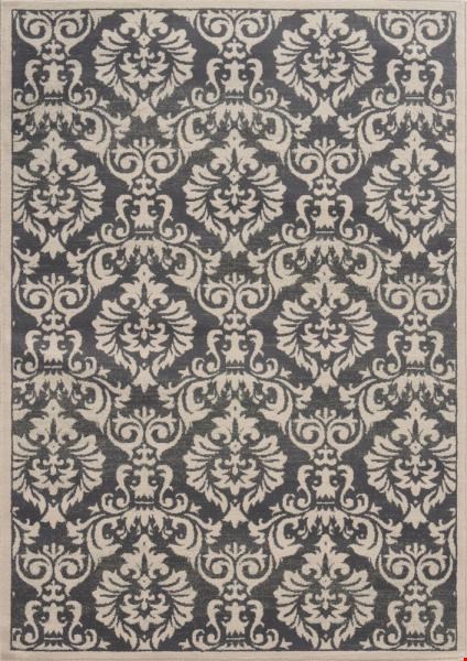 Oriental Weavers Brentwood Charcoal (B530K9100165ST) Rectangle 3'3" x 5'5" Area Rug
