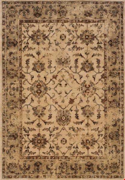 Oriental Weavers Casablanca Ivory (C1376E117165ST) Rectangle 3'10" x 5'5" Area Rug