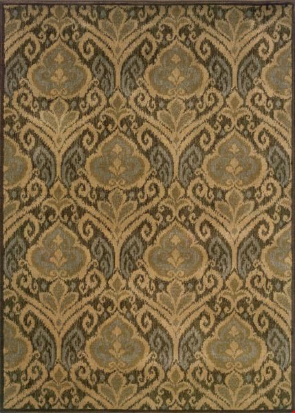 Oriental Weavers Casablanca Green (C4464A300390ST) Rectangle 9'10" x 12'10" Area Rug