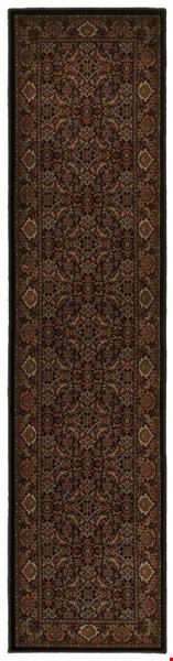 Oriental Weavers Cambridge Black (C180N2058230ST) Runner 1'10" x 7'6" Area Rug