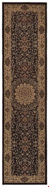 Oriental Weavers Cambridge Black (C195N2058230ST) Runner 1'10" x 7'6" Area Rug