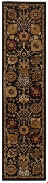 Oriental Weavers Cambridge Black (C4520K058230ST) Runner 1'10" x 7'6" Area Rug