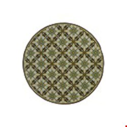 Oriental Weavers Caspian Brown (C1005D240RDST) Round 7'10
