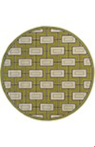 Oriental Weavers Caspian Green (C4928G240RDST) Round 7'10" x 7'10" Area Rug