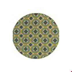 Oriental Weavers Caspian Green (C8328W240RDST) Round 7'10